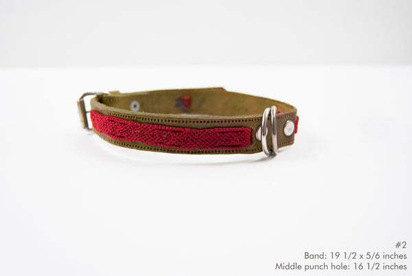 Punch dog collar