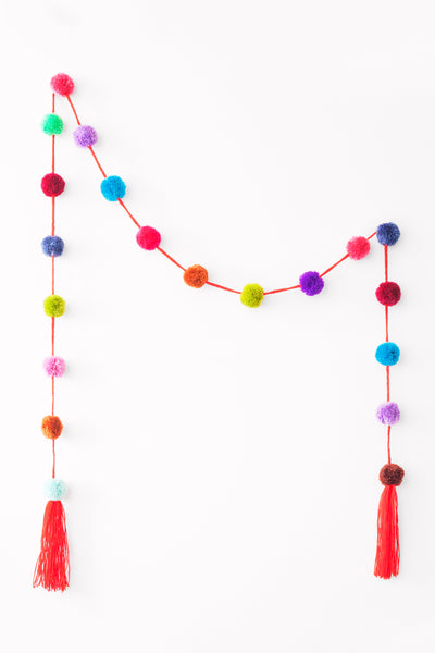 DIY The Perfect Tassel + Pom Pom Garland – Honestly WTF