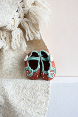 Knit Baby Slippers (6 months) - 4 Styles