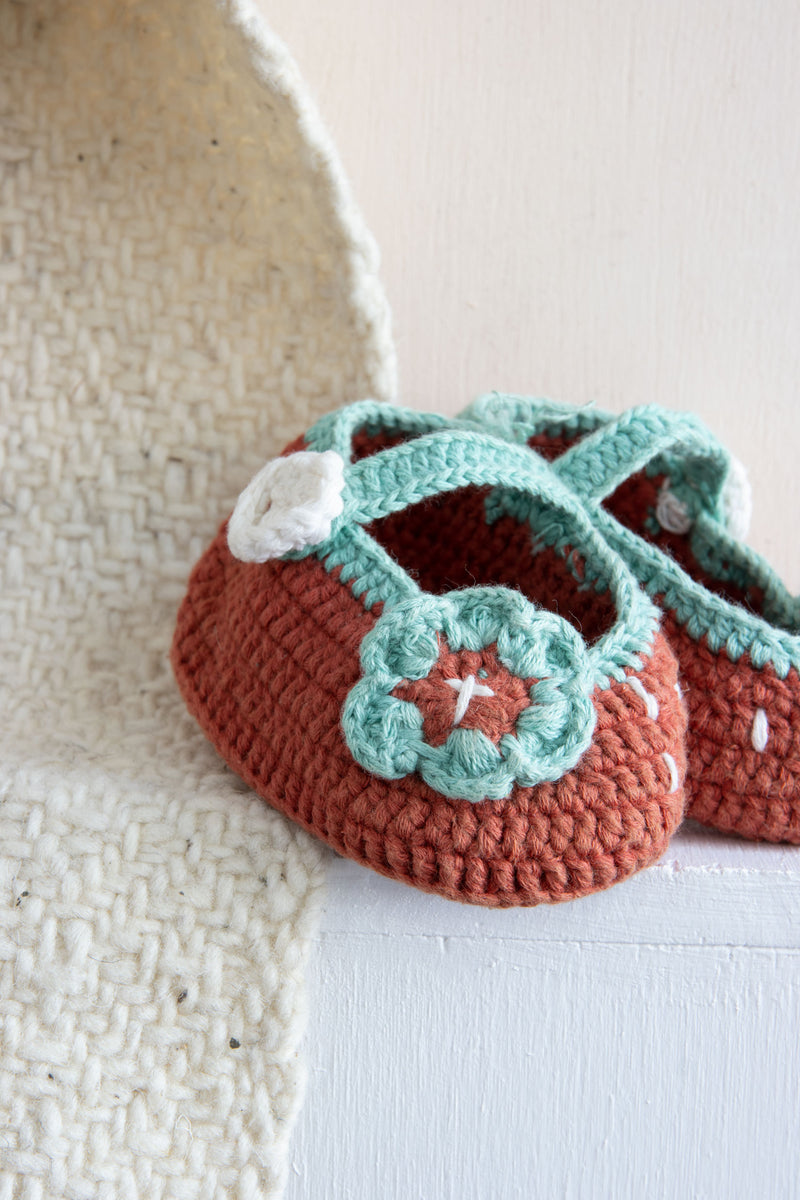 Knit Baby Slippers (6 months) - 4 Styles