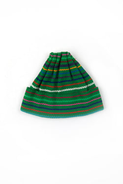 Woven Child's Cap - Forest Green
