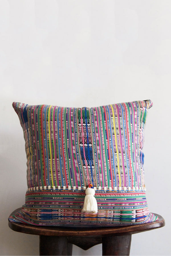 San Pedro Pillow - Pink & Blue Multicolor