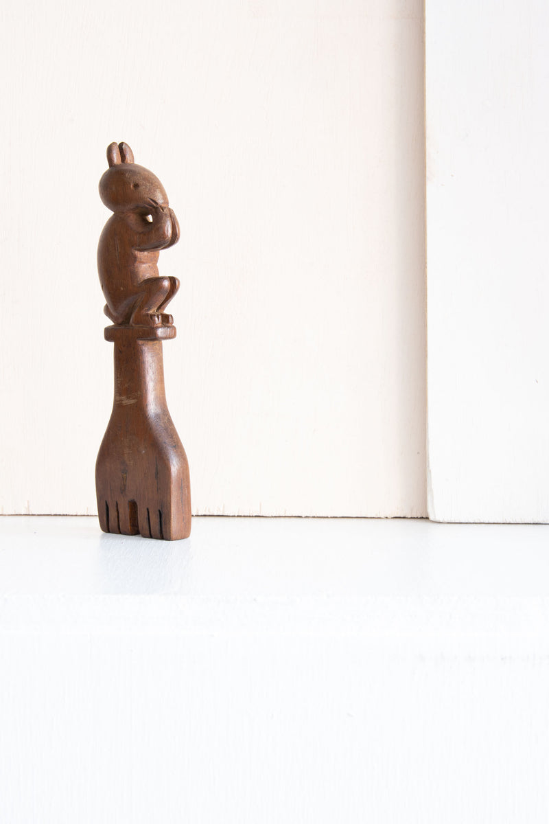 Hand-carved Wooden Figurine No. 63
