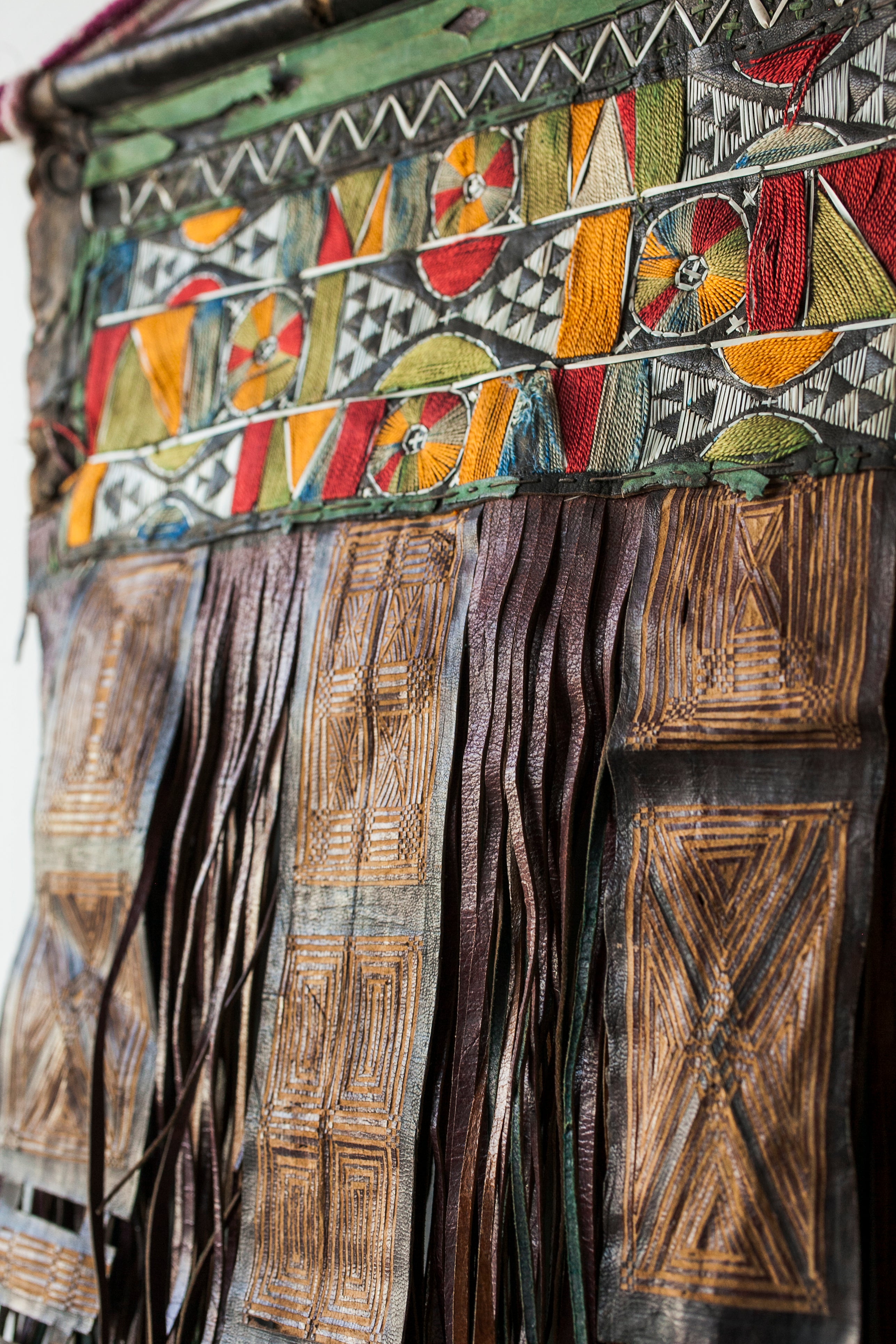 Tuareg Berber Leather Wall Hanging