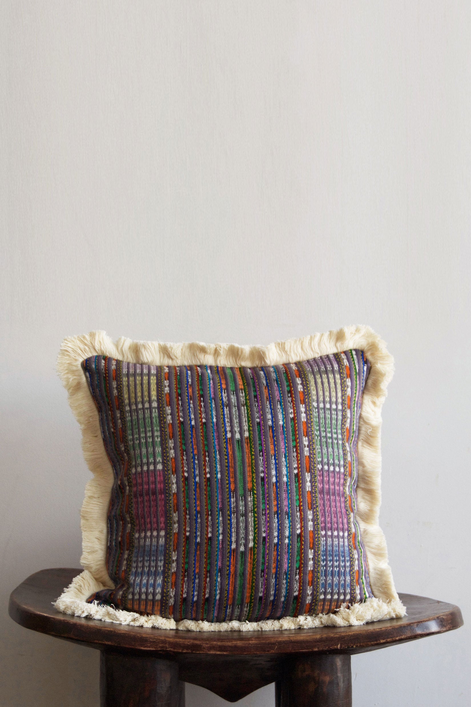 San Pedro Pillow Covers - Grey & Lavender Multicolor