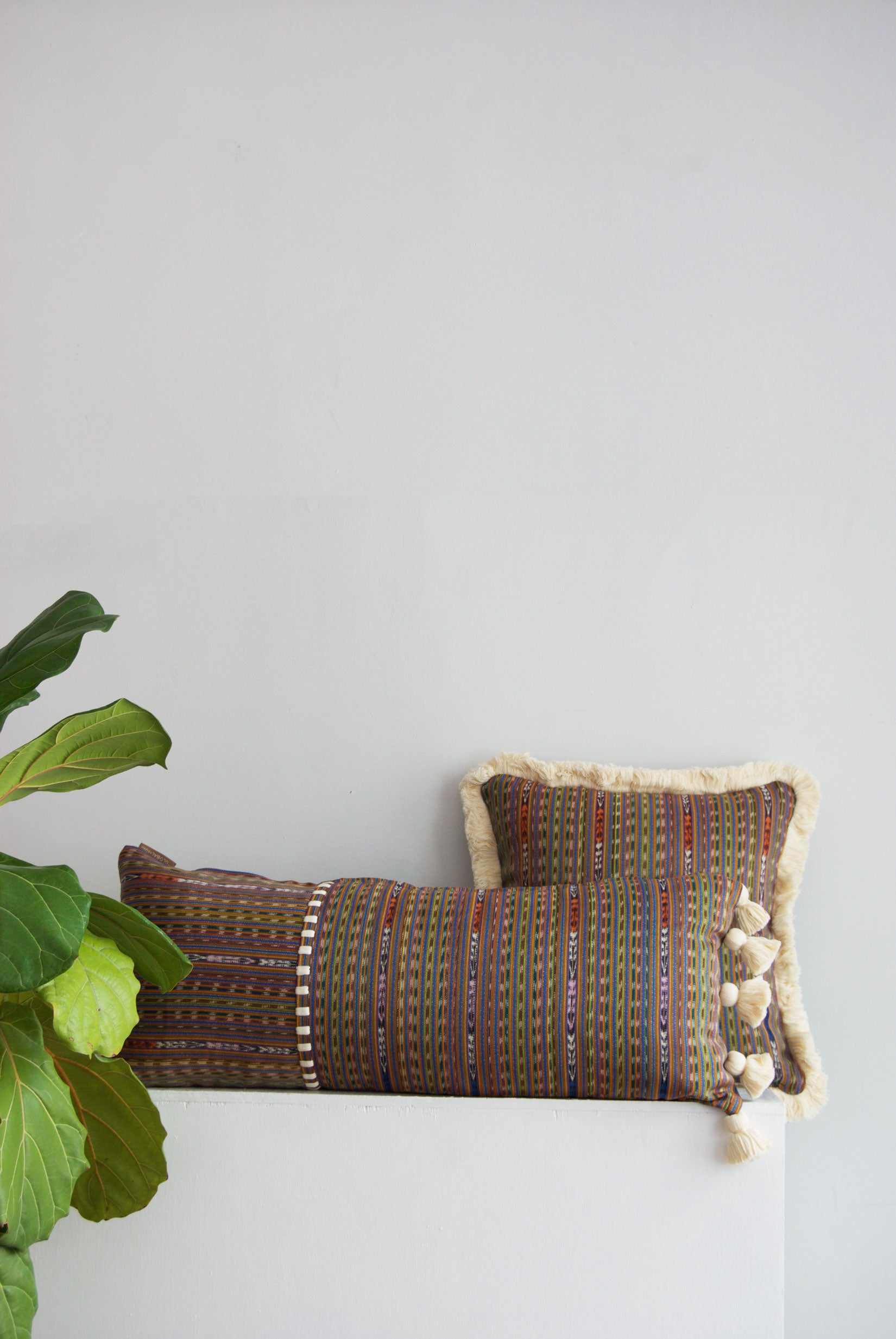 San Pedro Pillow Covers- Multicolor Stripe