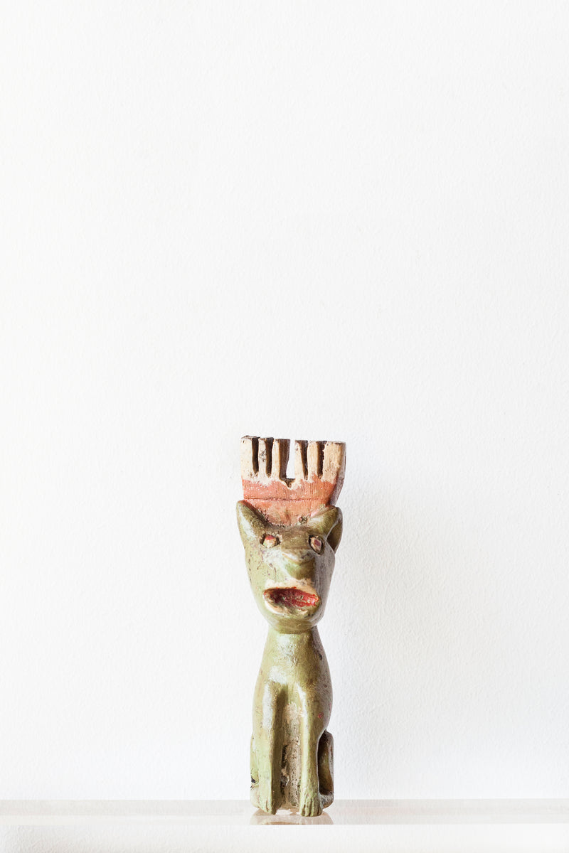 Hand-carved Wooden Figurine No. 9