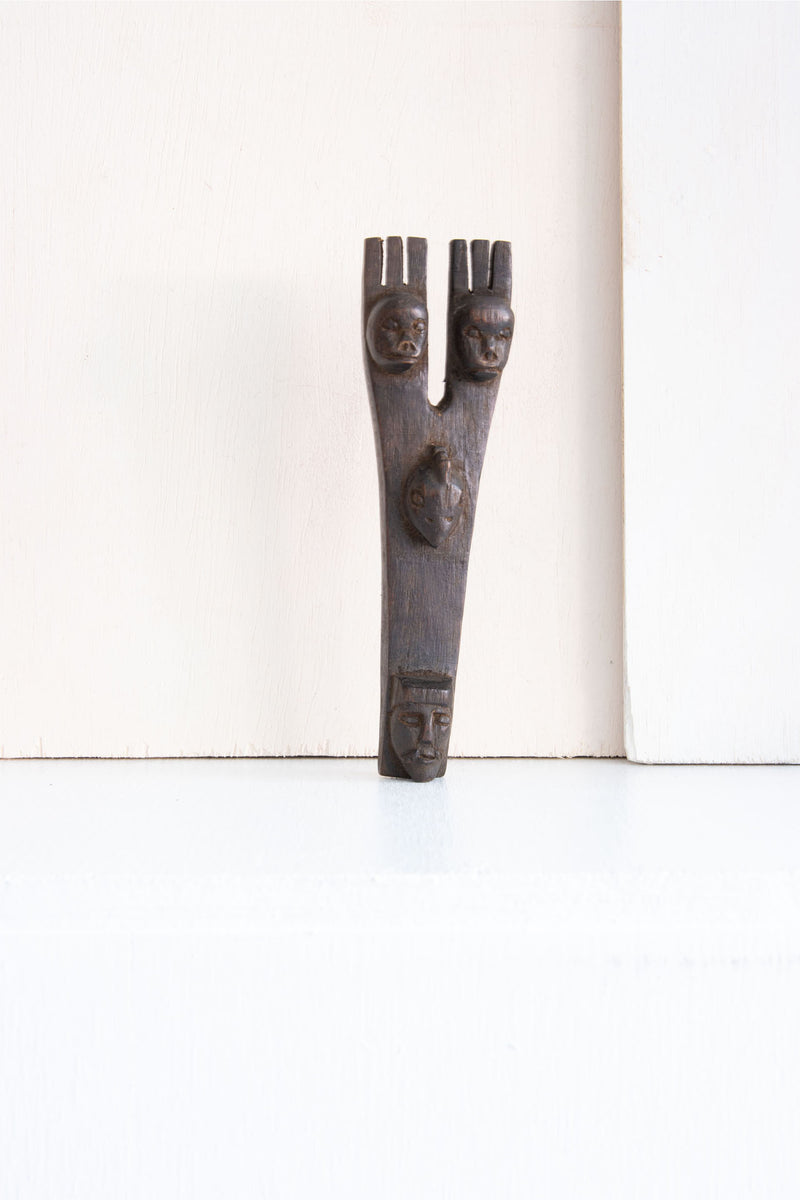 Hand-carved Wooden Figurine No. 3