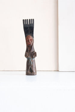Hand-carved Wooden Figurine No. 4