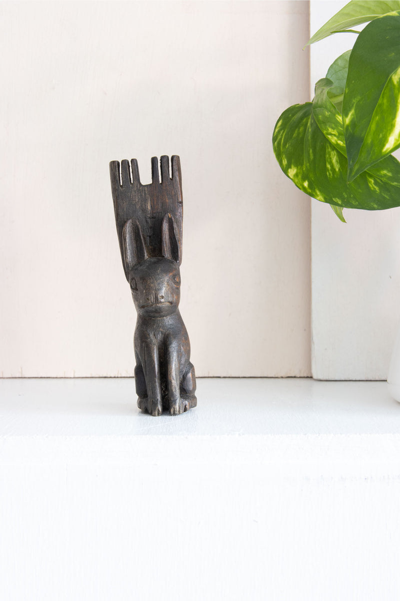 Hand-carved Wooden Figurine No. 28