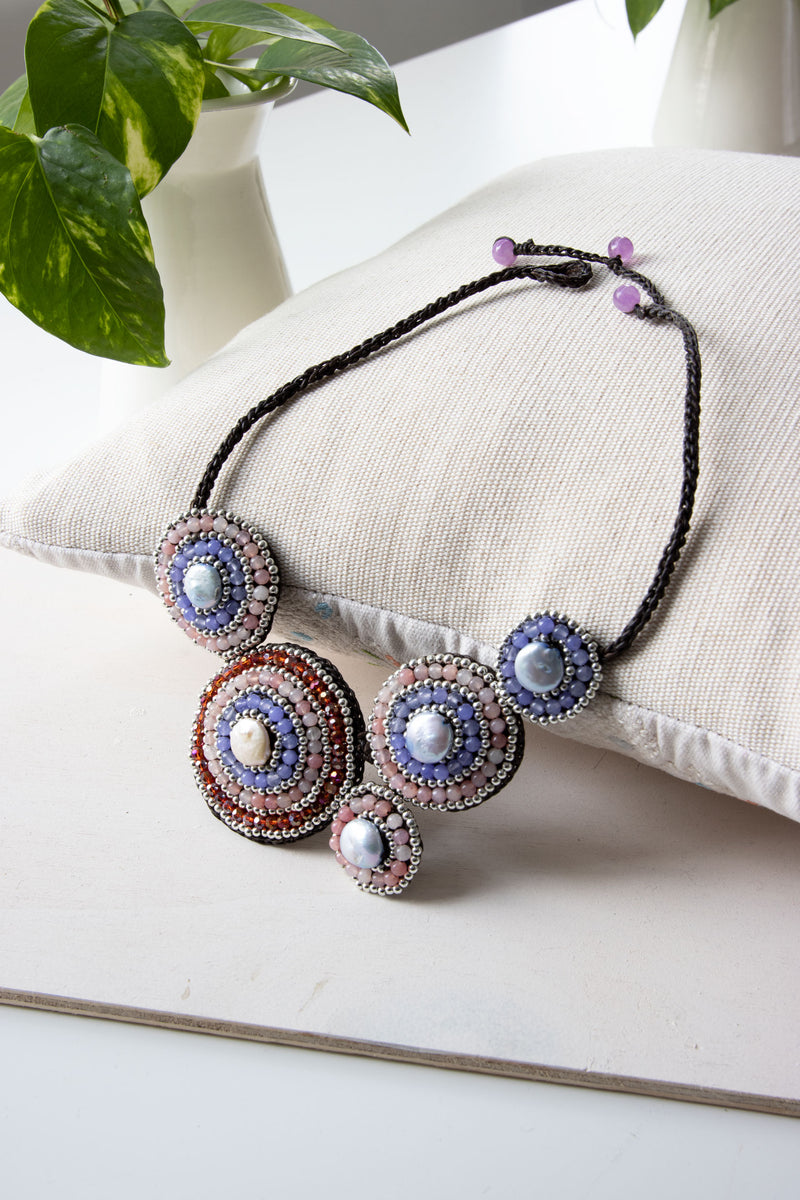 Woven Statement Necklace - 4 styles