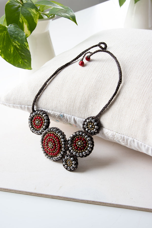 Woven Statement Necklace - 4 styles