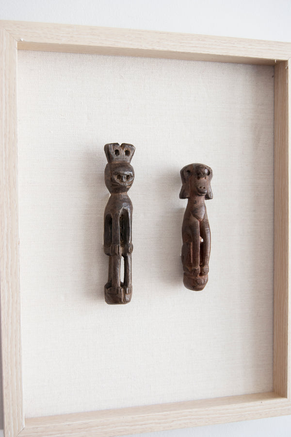 Hand-carved Wooden Figurine Set No. 12